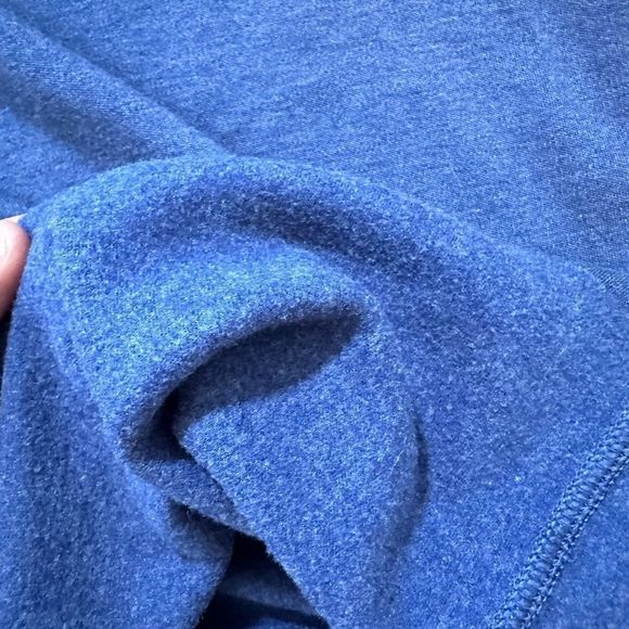 KIT AND ACE brushed long sleeve shirt. Deep blue. - Picture 10 of 10